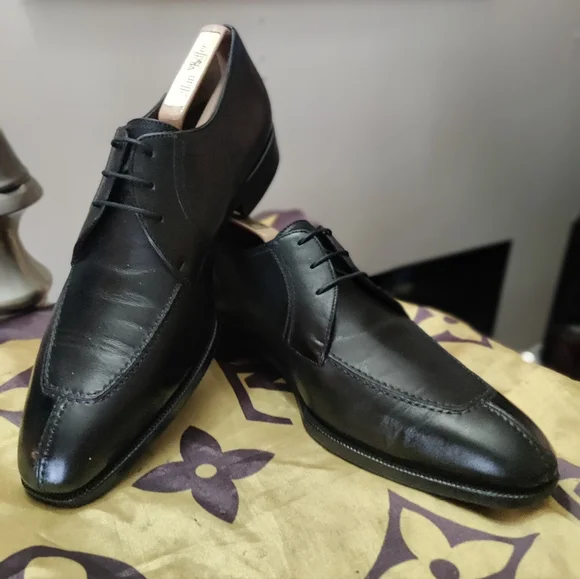 A. Testoni split toe derbys - Picture 4 of 12